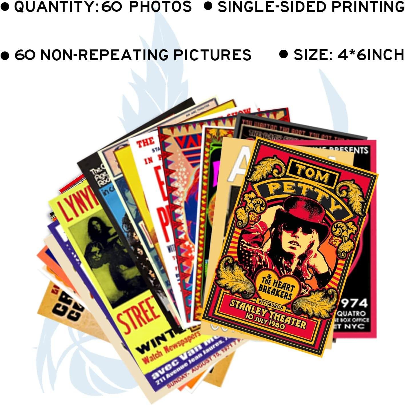 We Rock Out​ with 60‌ Vintage Band​ Posters: Our Review