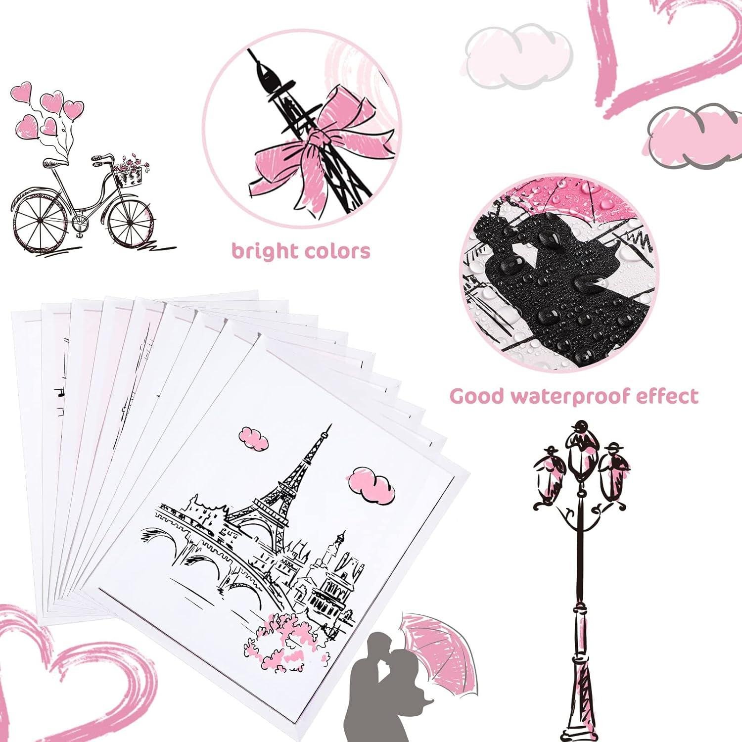 Our Review: 9-Piece Pink Paris Wall art for Stylish Décor