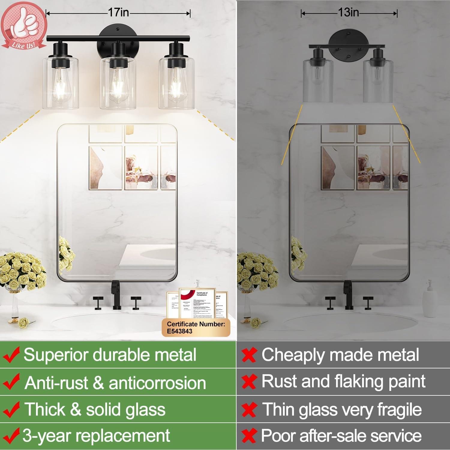 Our Honest Review: Zarbitta 3-light Modern Vanity Fixture