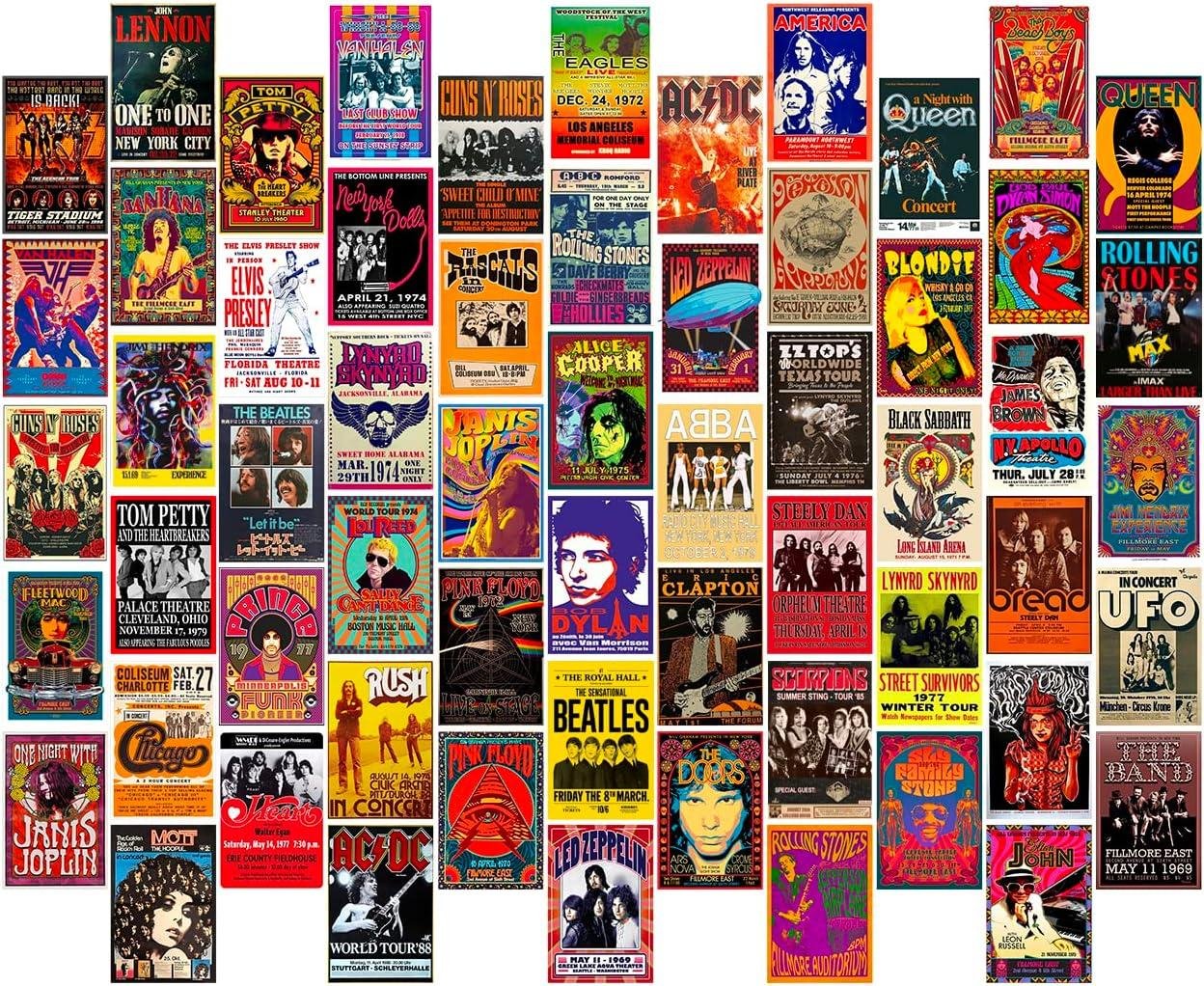 We Rock Out⁣ with 60​ Vintage Band Posters: Our Review