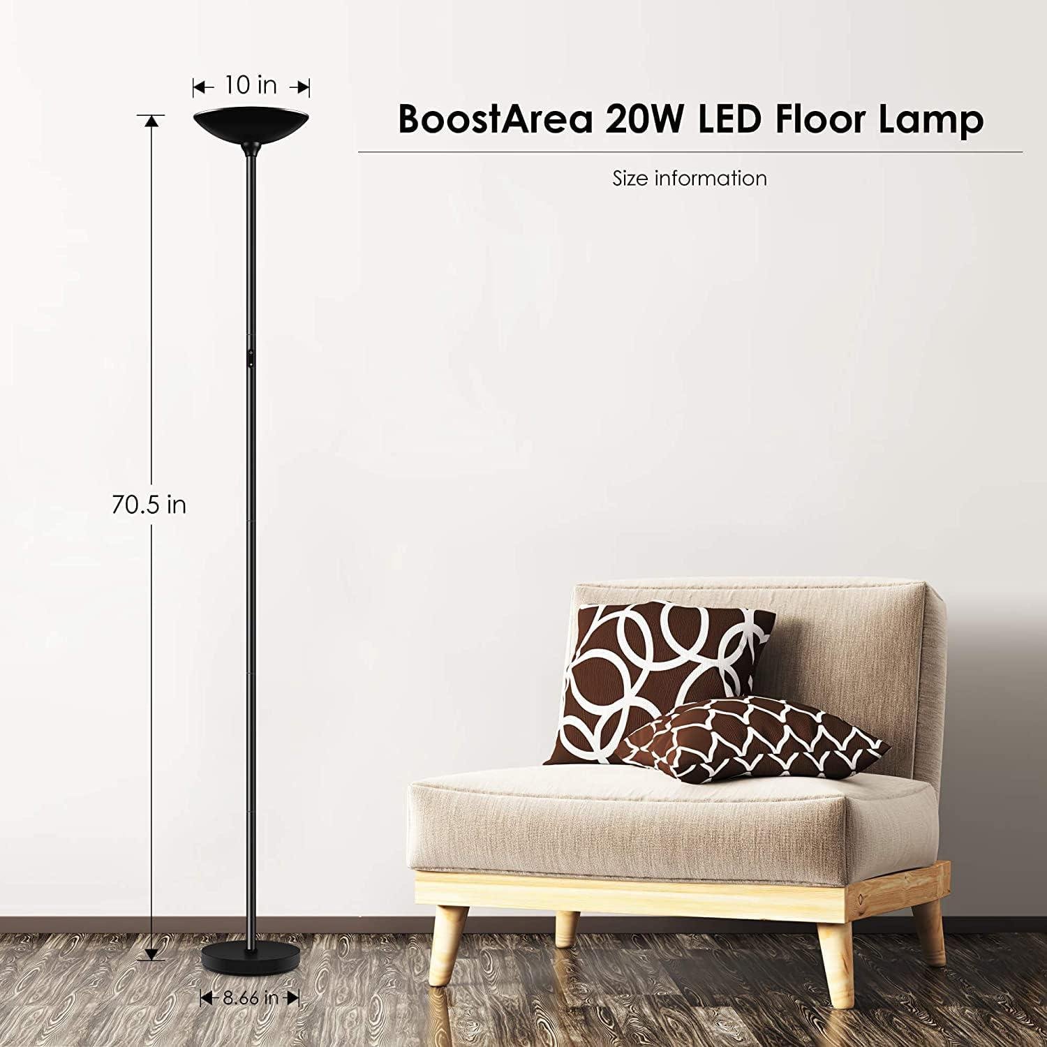 Our⁤ Honest Review of the BoostArea 20W ​Stepless Dimmable Floor lamp