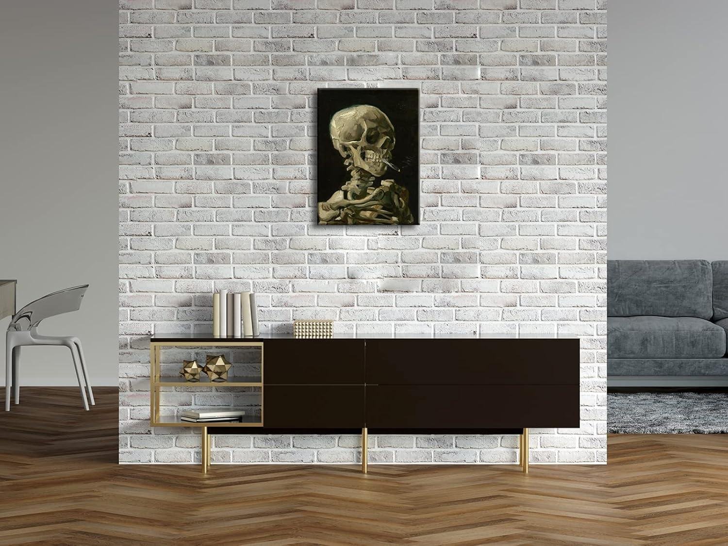 our Take on ‌van Gogh's Skeleton Art: A Macabre Classic