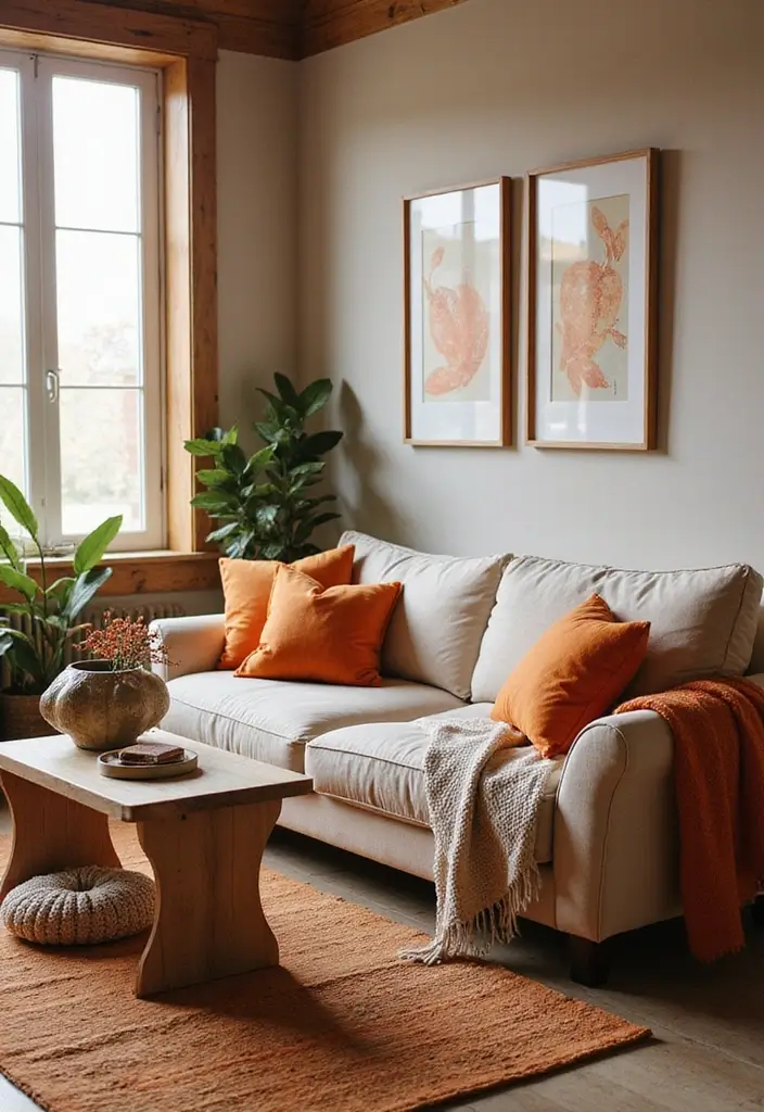 10 Fall Colors That'll Transform Your Living Room Into Autumn Bliss (You Won't Believe #3!) - 1. Pumpkin Spice Orange 1
