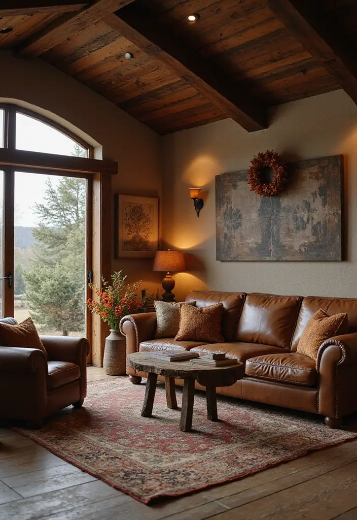 10 Fall Colors That'll Transform Your Living Room Into Autumn Bliss (You Won't Believe #3!) - 2. Rustic Brown 1