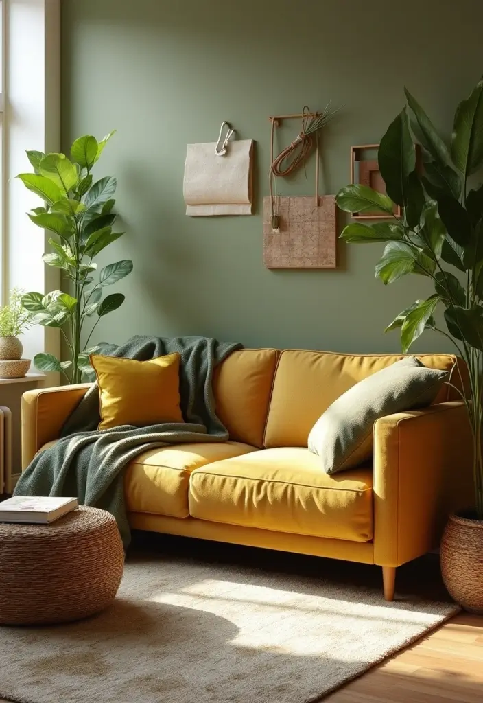 10 Fall Colors That'll Transform Your Living Room Into Autumn Bliss (You Won't Believe #3!) - 5. Olive Green 1