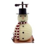 Candle by the Hour: 100-Hour Snowman Candle, Eco-Friendly Beeswax, Copper Base, Cotton Wick - Image 6