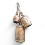 Siddhivinayak Set of 3 Rustic Brass Gold Metal Christmas Bells for Decorative Cow Hanging - Image 4