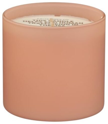 Calyan Wax Co. Pink Lavender Bergamot Glass Tumbler Candle, 5.3 Oz