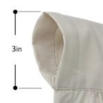 Homechoice Decor Thermal Insulated Blackout Curtains, 54"W x 84"L, Boho Ruched Design, Camel Color - Image 2