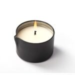 LUXMASA Vegan Aromatherapy Massage Candle, Soybean Wax for Moisturizing & Foot Care, Coffee Vodka Scent – Perfect Romantic Gift! - Image 5