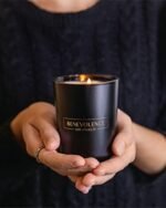 Benevolence LA Rose & Sandalwood Christmas Candle | 6oz Soy Candle for Home | Black Holiday Gift for All - Image 6
