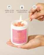 AOOVOO 9oz Soy Wax Scented Candles - Perfect Anniversary & Birthday Gifts for Him & Her. - Image 4