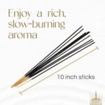 Gonesh Extra Rich Jasmine Incense Sticks - Non-Toxic 10” Slow Burn - 100 Pack - Image 5
