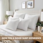 MIULEE Set of 2 Throw Pillow Inserts, 18x18 Inches, 100% Virgin Filling for Couch & Sofa. - Image 7