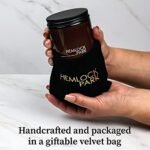 Handcrafted Hemlock Park Sandalwood Candle with Natural Coconut Wax & Crackling Wood Wick – 8 oz - Image 3