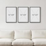 3-Piece 3D Textured Abstract Wall Art Set - Modern Geometric Sandstone Design for Home & Office Decor (16x24 in) - Image 2