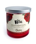 True Rose Scented Natural Soy Candle, 100% Soy, Clean Burning, Phthalate & Paraben Free, 9 Oz. - Image 2