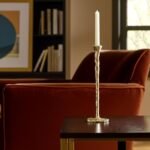 Sagebrook Home 11" Gold Taper Candle Holder - Elegant Aluminum Decorative Accent for Living Room & Office. - Image 2