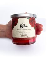 True Rose Scented Natural Soy Candle, 100% Soy, Clean Burning, Phthalate & Paraben Free, 9 Oz. - Image 3
