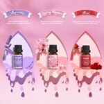 SALKING Floral Essential Oils Set - 6 x 10 ML Pure Natural Scents for Diffusers: Lavender, Rose, Jasmine, and more. - Image 3