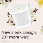 Glade Sheer Vanilla Embrace 1-Wick Scented Candle Jar, 4.08 oz, 2-Count, Essential Oils Infused Air Freshener. - Image 2