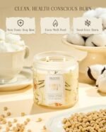 M&SENSE Vanilla Chai Scented Candle, 11.6oz Soy Wax, 70-Hour Clean Burn for Home Décor. Non-Toxic Aromatherapy Gift. - Image 5