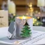 Pine Fir Scented Candle 11OZ - Christmas Tree Design, Perfect for Holiday Decor & Gifts! - Image 5