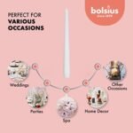 BOLSIUS Unscented 10-Inch Dinner Candles, 10-Pack - 8-Hour Smokeless, Dripless Taper Candles for Home Décor - Image 4