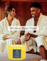 Honeysuckle Citrus Grapefruit 3-Wick Soy Candle, 15.8 oz | Aromatherapy | Long-Lasting Clean Burn | Stress Relief Gift - Image 3