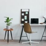 KGPLOME Indoor Plant Stand - Mid Century Walnut Wood with Metal Frame, Modern 12"x17" Flower Pot Table - Image 6