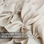 Homechoice Decor Thermal Insulated Blackout Curtains, 54"W x 84"L, Boho Ruched Design, Camel Color - Image 5