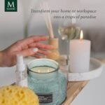 Sea Spa Embossed Candle Jar (17.6 oz) - Floral Bergamot Scented Candle Gift for Women - Image 6