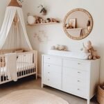 Barnyard Designs Rattan Bathroom Mirror – Handmade Round Wicker Frame, Rustic Farmhouse & Boho Décor (25.5") - Image 3