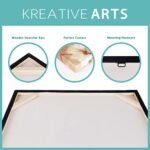 KREATIVE ARTS Large Brown and Gold Abstract Canvas Art - Nordic Modern Wall Decor, 20x48'' Giclee Prints for Living Room, Bedroom, Office. - Image 8