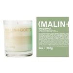 Malin + Goetz Bergamot Candle, 9 oz. – Bright & Refreshing Aroma Scent Fragrance, Scented Candle, Natural Vegetable Wax Blend, Vegan & Cruelty Free, Single Wick Candle, Lasts 60 Hours