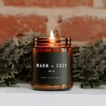 Sweet Water Decor Warm & Cozy Candle | 9oz Pine, Orange, Cinnamon & Fir Balsam | 40-Hour Burn Time, Made in the USA. - Image 4