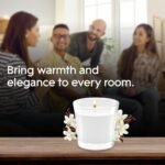 Glade Sheer Vanilla Embrace 1-Wick Scented Candle Jar, 4.08 oz, 2-Count, Essential Oils Infused Air Freshener. - Image 8