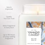 Yankee Candle Silver Birch Holiday Scented Candle, 22oz Large Jar, 150 Hour Burn Time – Perfect Gift! - Image 4
