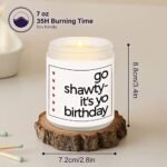 Petalsun Lavender Scented Birthday Candle in Jar - Perfect Gift for Her Birthday! - Image 7
