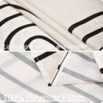 GKLEASG Boho Mid-Century Shower Curtain: Minimalist Abstract Design, Waterproof, 72x72, Includes 12 Hooks. - Image 7