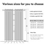 MIULEE 90-Inch Linen Textured Blackout Curtains, Natural Beige, Room Darkening Drapes for Bedroom & Living Room (2 Panels) - Image 9