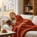 Lanpn Fall Rustic Throw Blanket: 530GSM Sherpa Fleece, Soft 3D Pumpkin Design, Cozy Autumn Decor, Perfect for Couch or Bed, 50x60 inches. Ideal Thanksgiving Gift! - Image 4