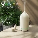 Handmade Ceramic Essential Oil Diffuser with Night Light – Auto-Off, 9 Colors for Home Use - Image 4