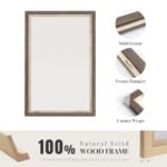 Large Framed Botanical Wall Art Set: 3 Neutral Plant Canvas Prints for Living Room, Farmhouse Decor, 20x30 inches. - Image 6