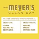 MRS. MEYER'S CLEAN DAY Soy Tin Candle - Daisy Scent, 2.9 oz, 12-Hour Burn with Soy Wax & Essential Oils - Image 4