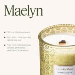 LA JOLIE MUSE Starlit Golden Fir Candle – 19 oz Soy Wax, 90 Hours Burn, Perfect Holiday Gift! - Image 6