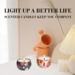 2-Pack Scented Candles (2.2oz) - Long-Lasting Strawberry & Lychee Aromatherapy Gifts for Home Decor & Stress Relief. - Image 4