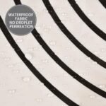 GKLEASG Boho Mid-Century Shower Curtain: Minimalist Abstract Design, Waterproof, 72x72, Includes 12 Hooks. - Image 6