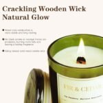 2-Pack Wood Wick Scented Candle Gift Set - Balsam Fir & Cedarwood, 22.6 oz Natural Soy Wax, Perfect for Home Décor & Holiday Gifts. - Image 6