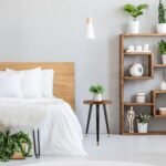 KGPLOME Indoor Plant Stand - Mid Century Walnut Wood with Metal Frame, Modern 12"x17" Flower Pot Table - Image 7